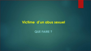 Ministère de la Justice - Campagne lutte contre abus sexuels