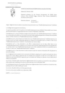 Dalheim; 10 Waldbriedemeserstrooss Règlement de circulation Fahrbahnverengung