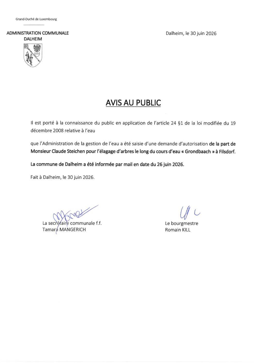 2026-2031 Avis appel candidatures renouvellement partiel Office social commun 20251114
