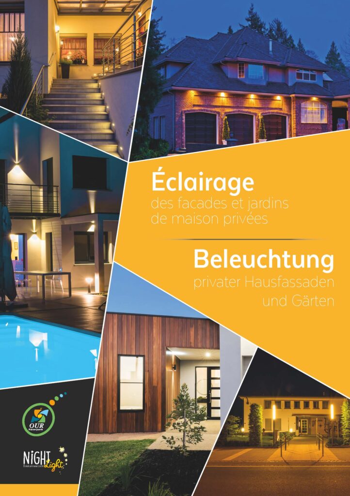 Beleuchtung privater Hausfassaden und Gärten