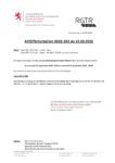 AVIS Perturbation 2026/853 du 22.09.2026